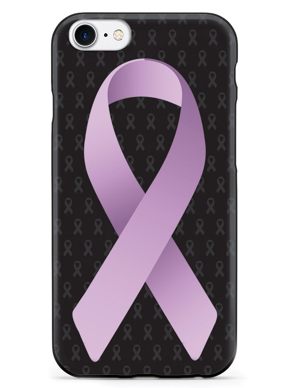 Lavender Awareness Ribbon - Black Case