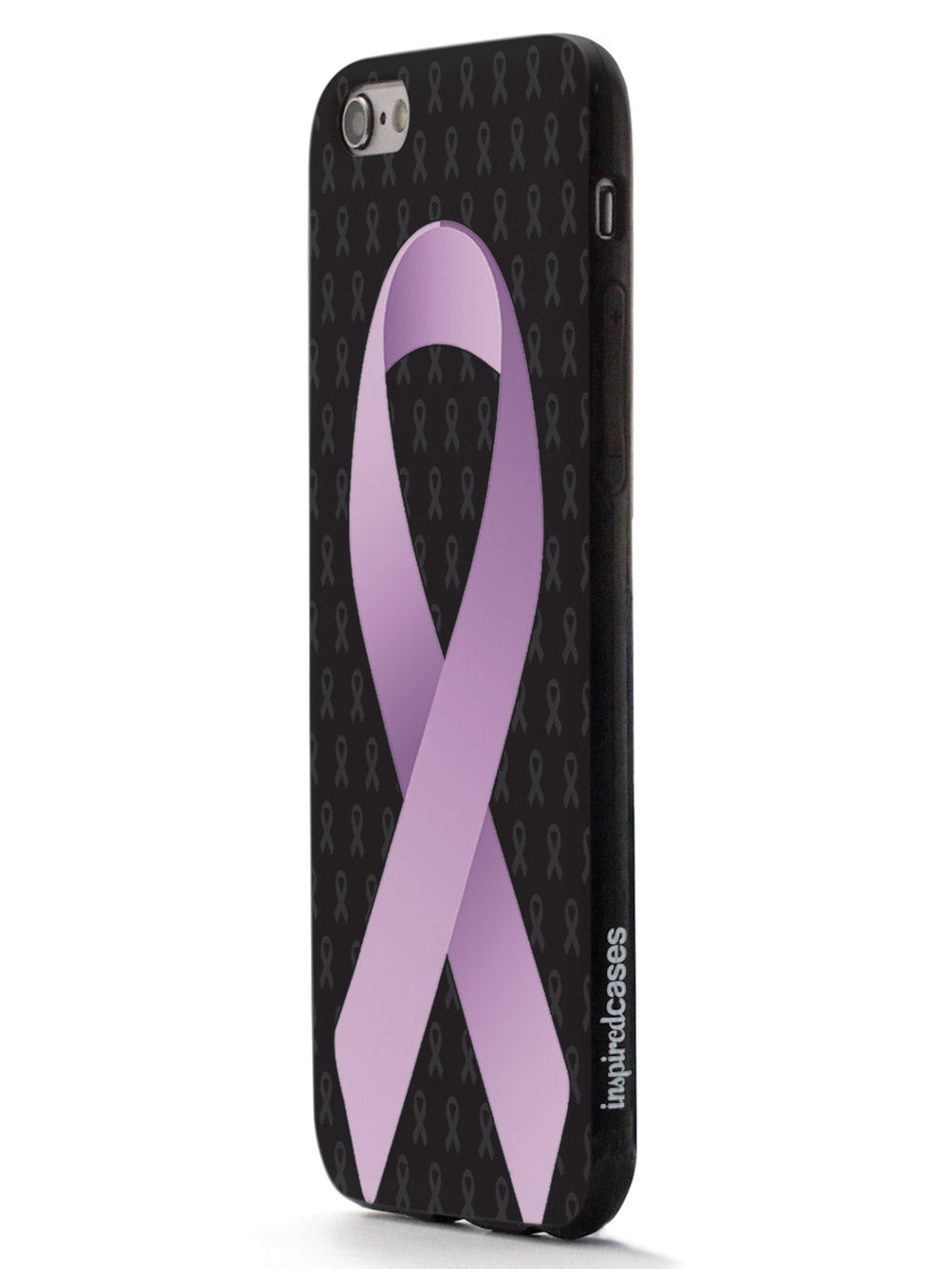 Lavender Awareness Ribbon - Black Case