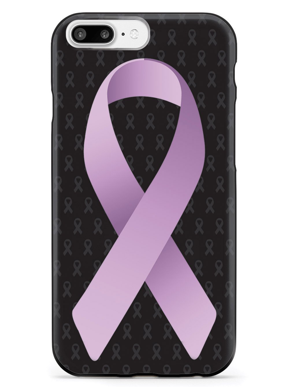 Lavender Awareness Ribbon - Black Case