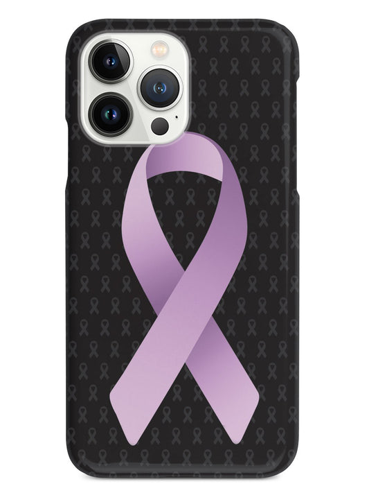 Lavender Awareness Ribbon - Black Case