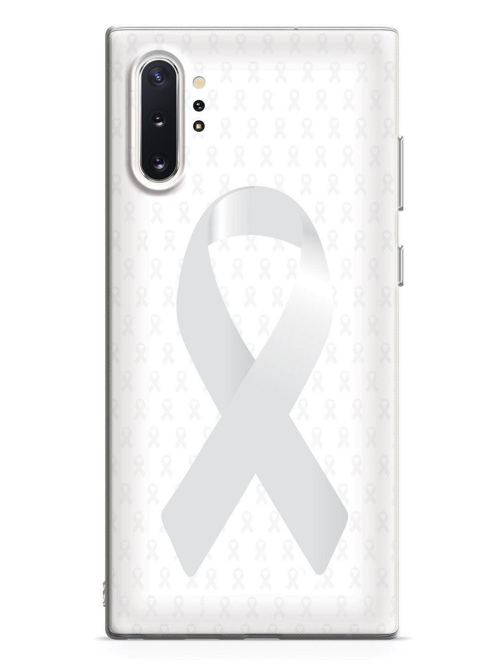 Pearl Awareness Ribbon - White Case