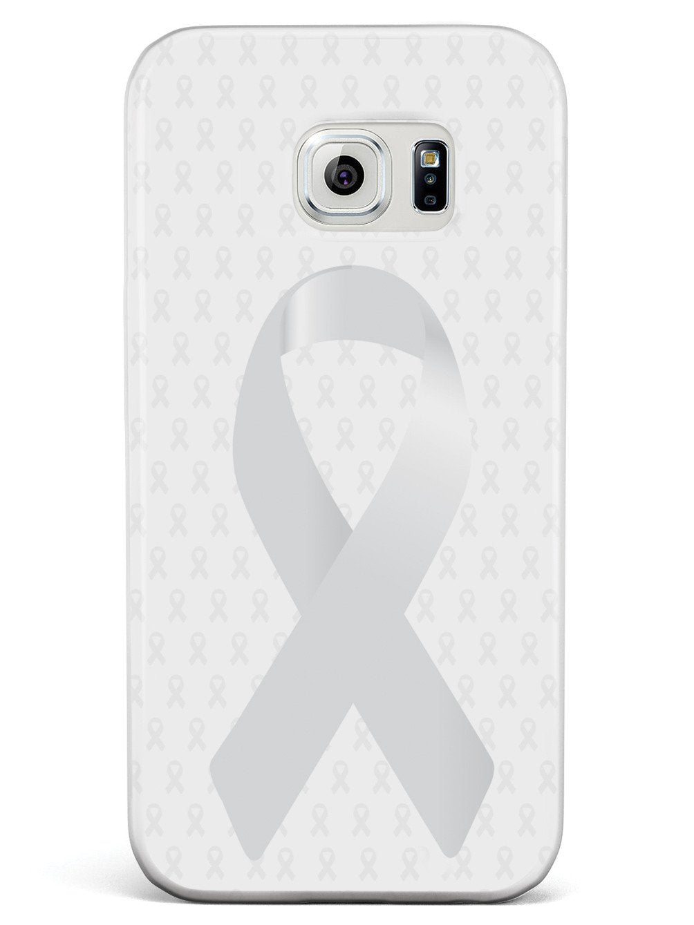 Pearl Awareness Ribbon - White Case