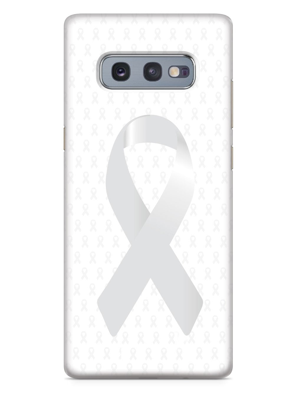 Pearl Awareness Ribbon - White Case