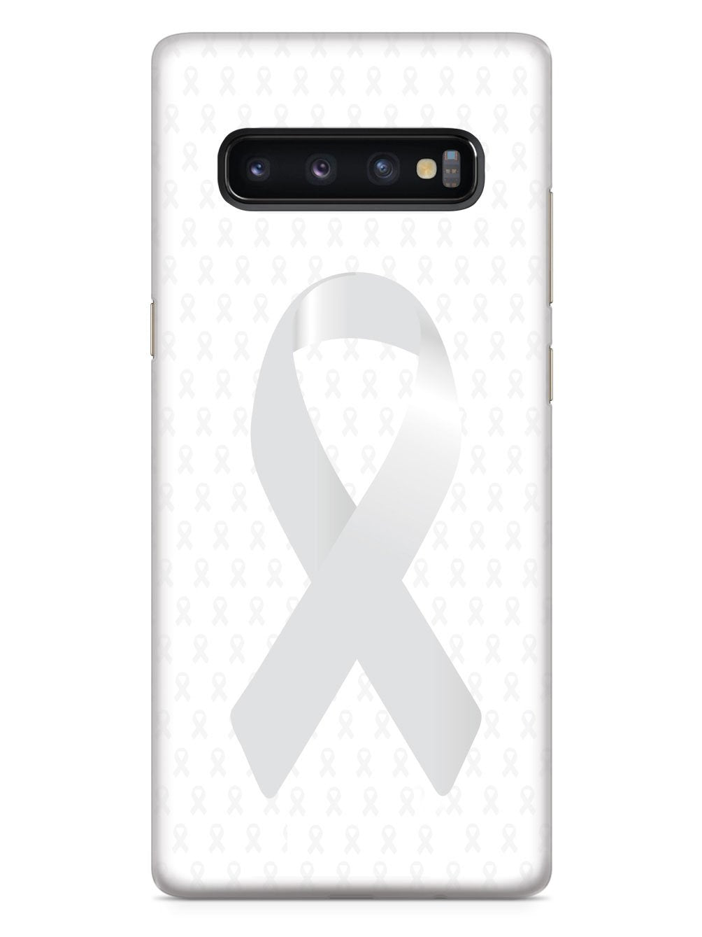 Pearl Awareness Ribbon - White Case