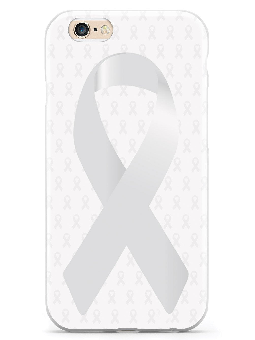 Pearl Awareness Ribbon - White Case