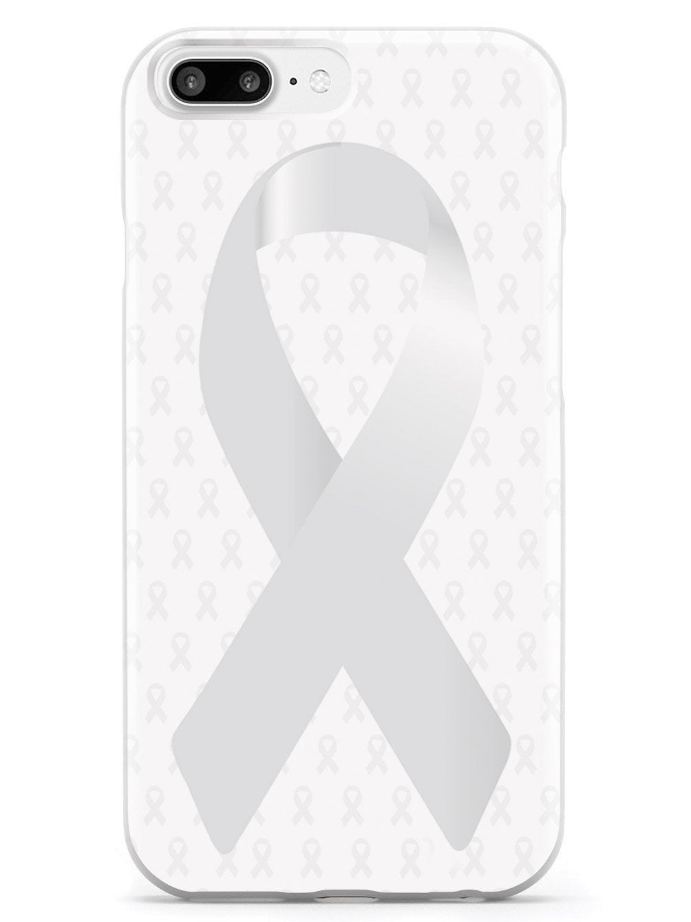 Pearl Awareness Ribbon - White Case