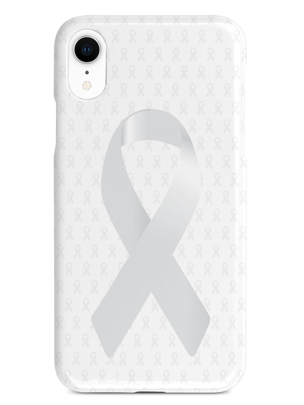 Pearl Awareness Ribbon - White Case