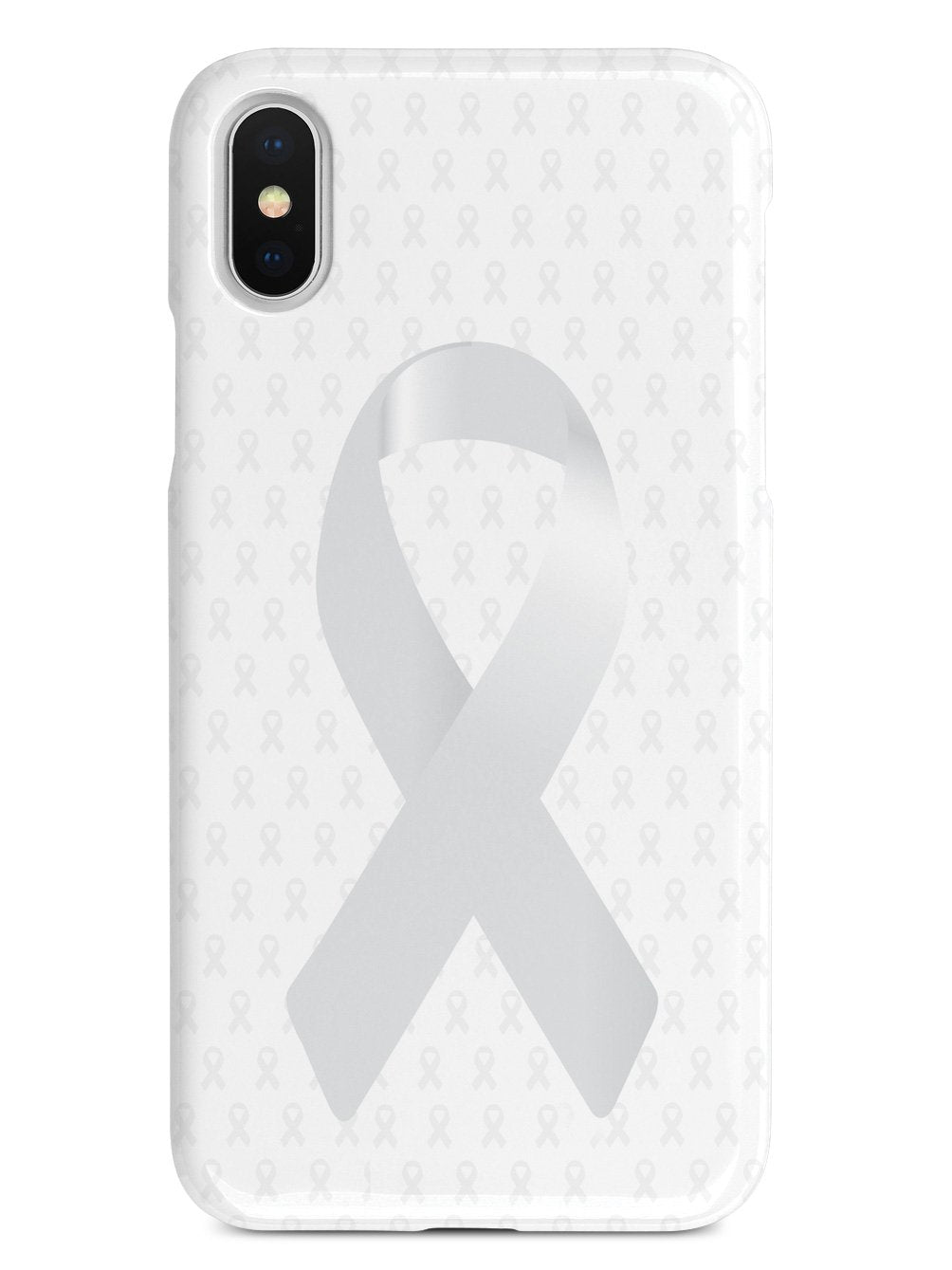 Pearl Awareness Ribbon - White Case