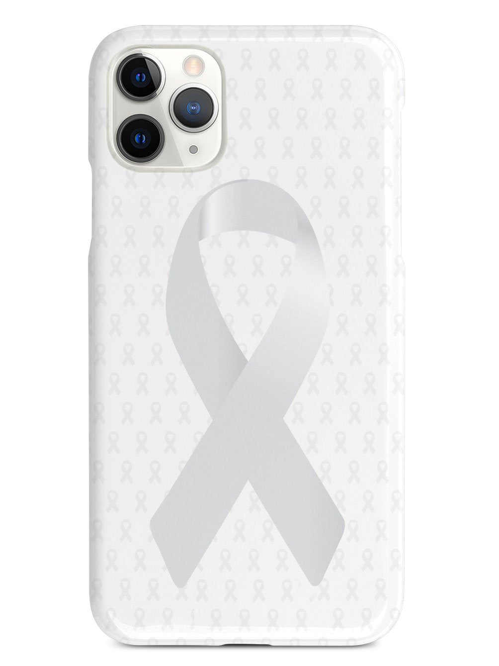 Pearl Awareness Ribbon - White Case