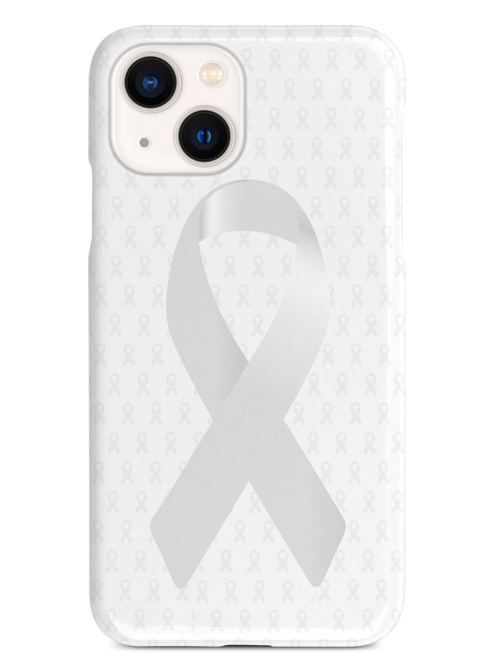 Pearl Awareness Ribbon - White Case