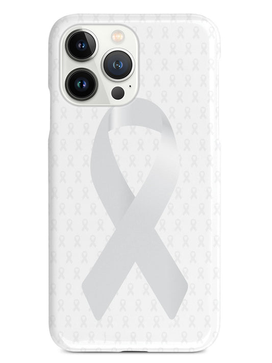 Pearl Awareness Ribbon - White Case