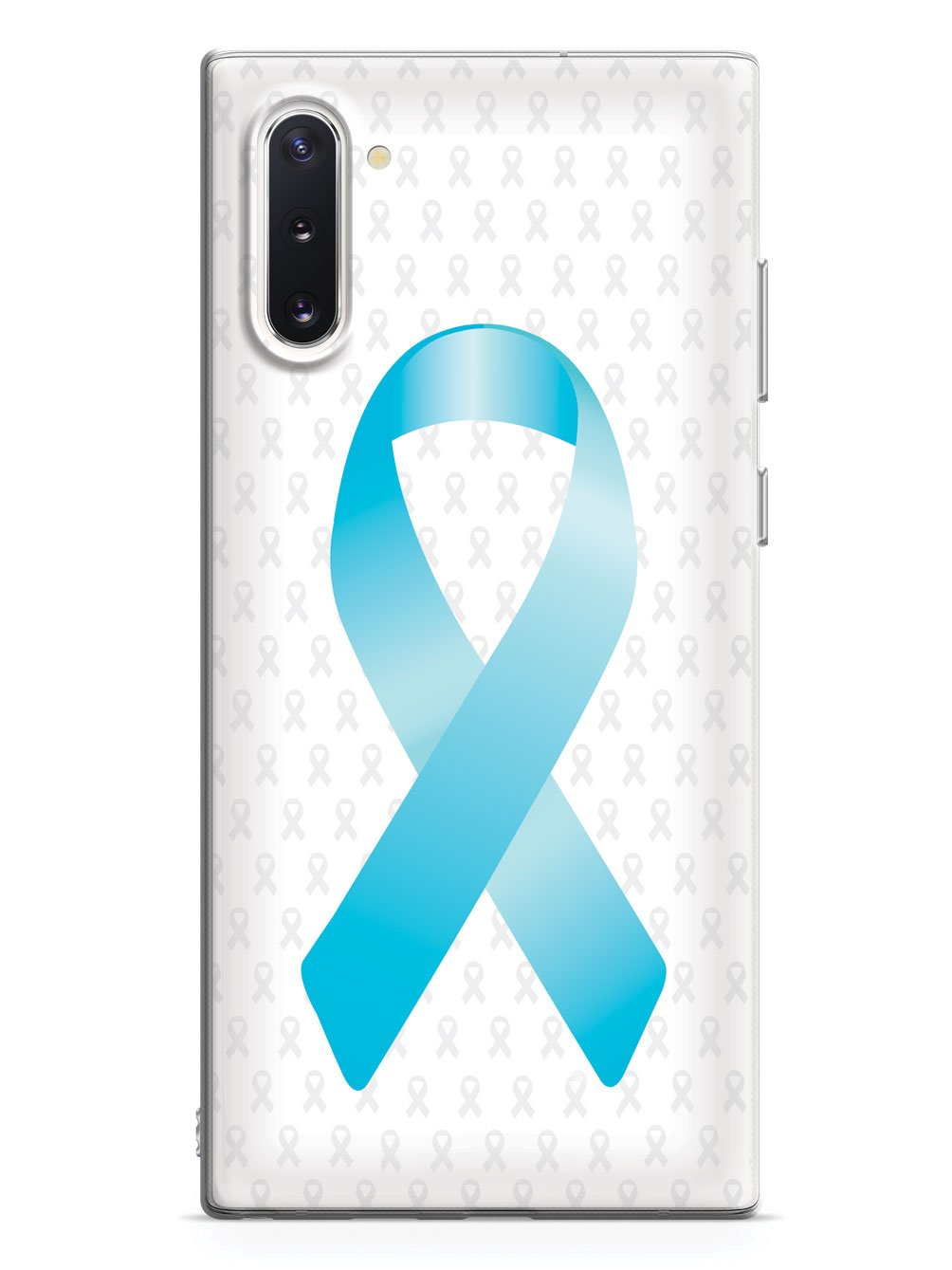 Sky Blue Awareness Ribbon - White Case