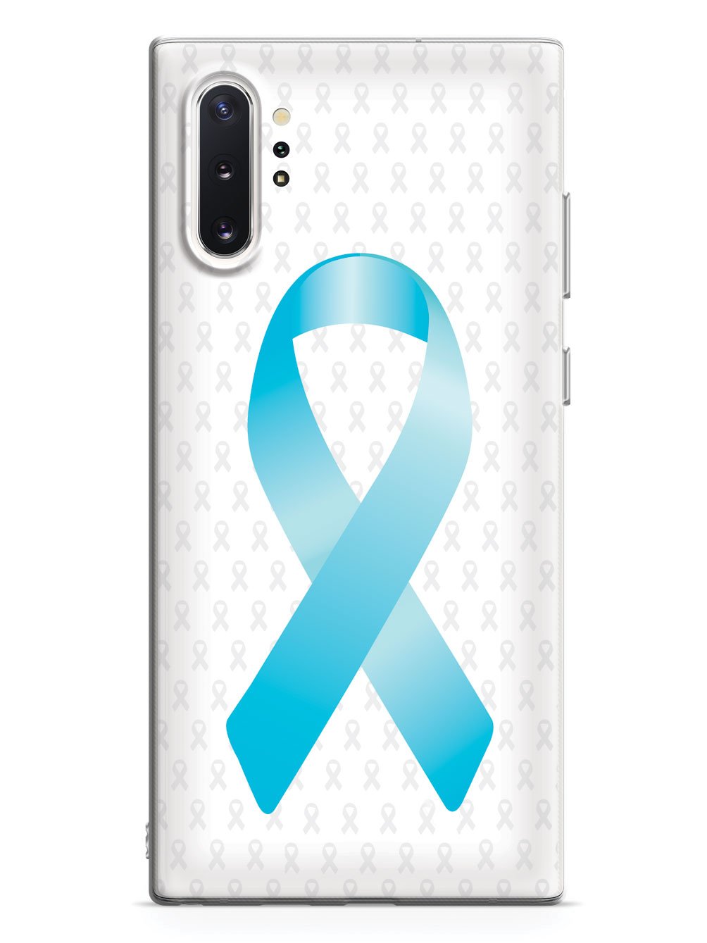 Sky Blue Awareness Ribbon - White Case