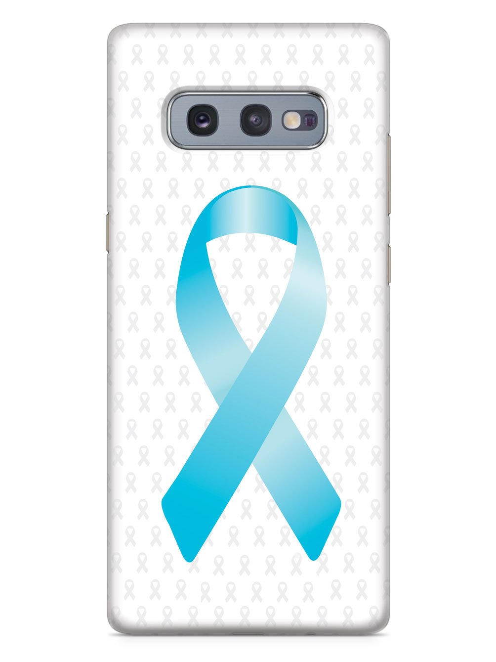 Sky Blue Awareness Ribbon - White Case