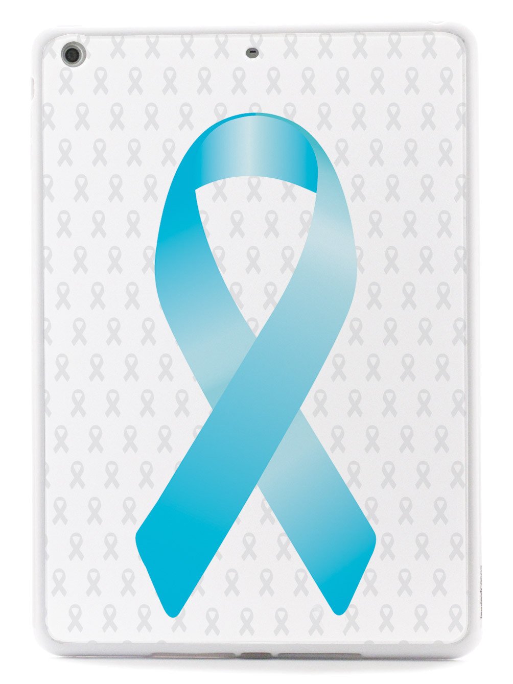Sky Blue Awareness Ribbon - White Case