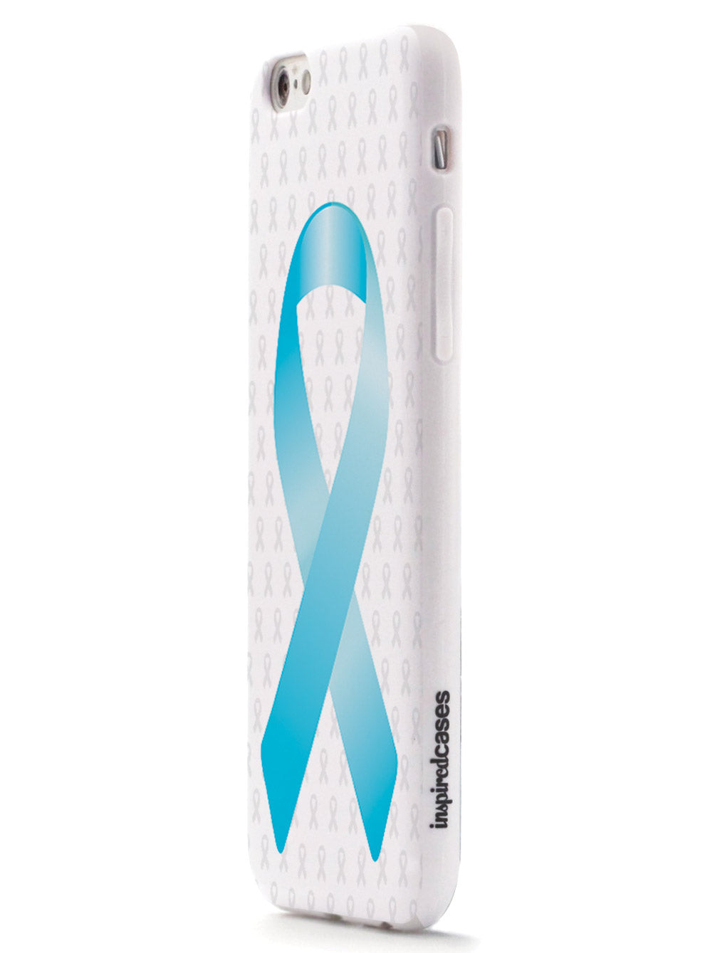 Sky Blue Awareness Ribbon - White Case