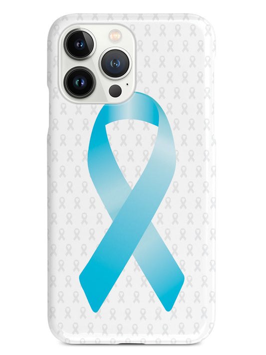 Sky Blue Awareness Ribbon - White Case