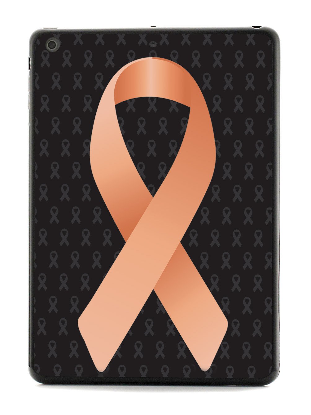 Peach Awareness Ribbon - Black Case