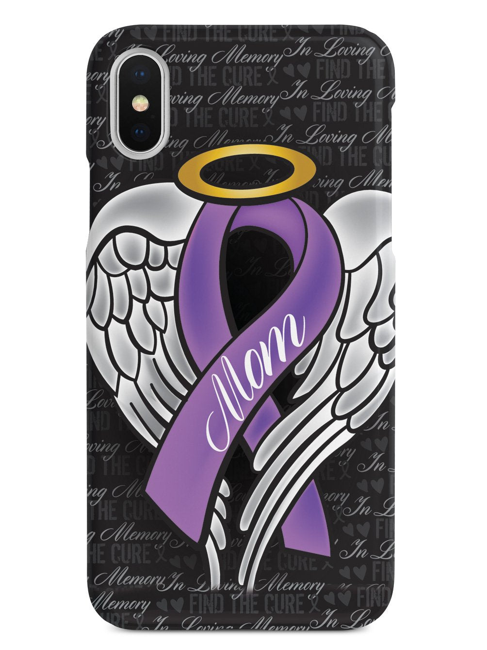 In Loving Memory of My Mom - Purple Ribbon Case