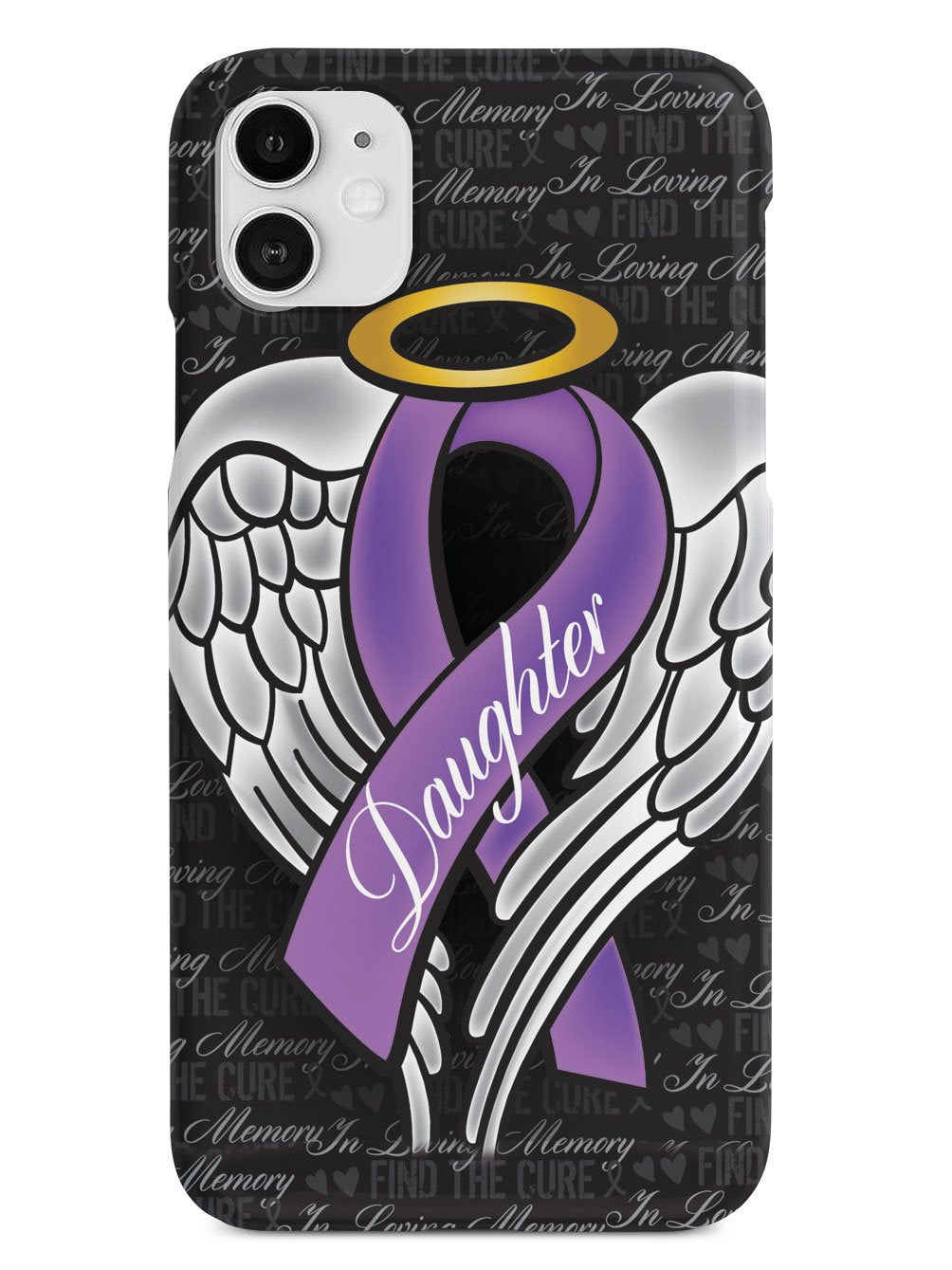 In Loving Memory of My Daughter - Purple Ribbon Case