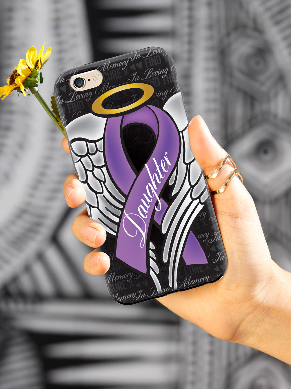 In Loving Memory of My Daughter - Purple Ribbon Case