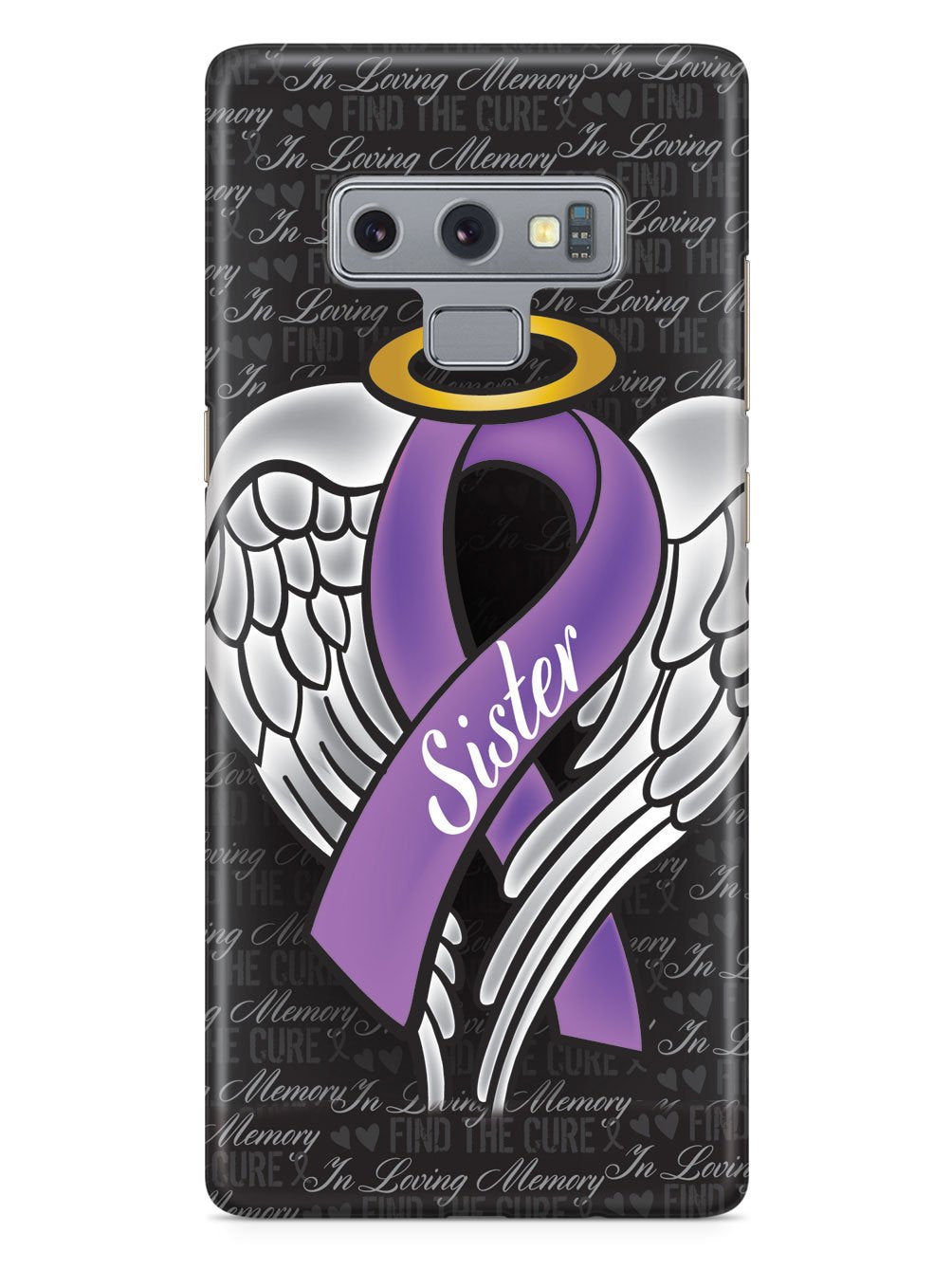 In Loving Memory of My Sister - Purple Ribbon Case