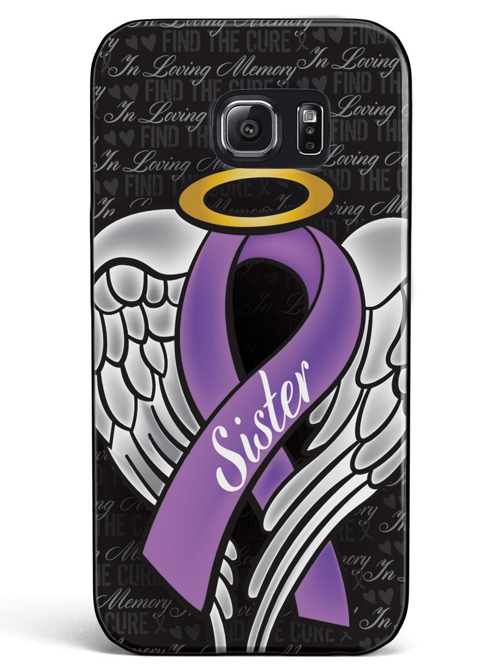 In Loving Memory of My Sister - Purple Ribbon Case