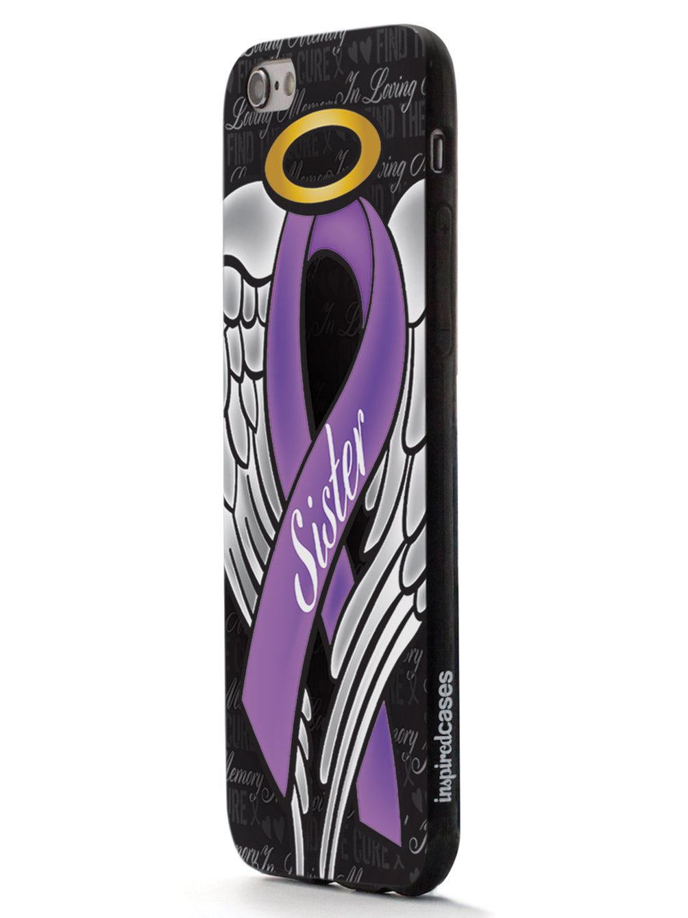 In Loving Memory of My Sister - Purple Ribbon Case