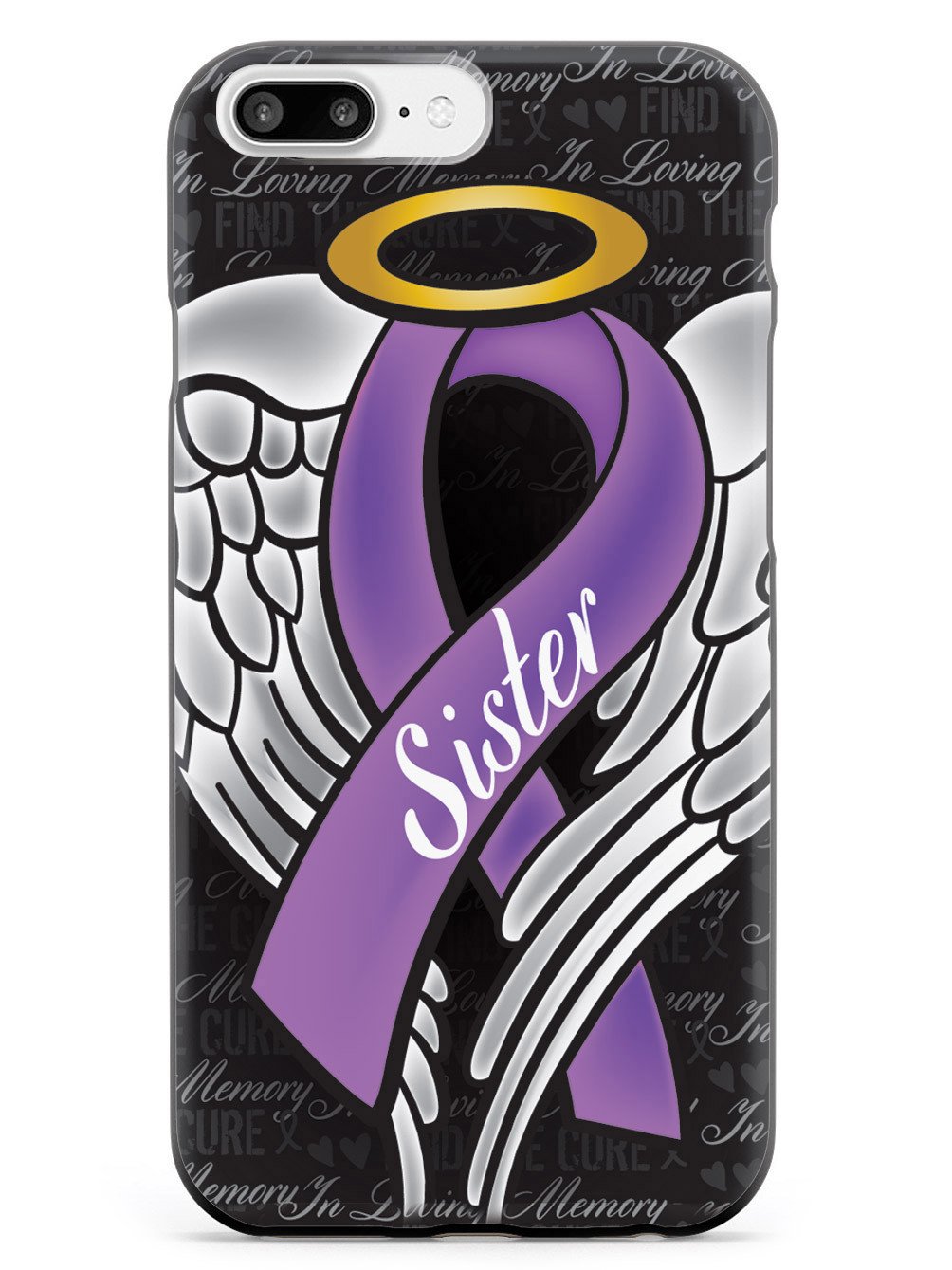 In Loving Memory of My Sister - Purple Ribbon Case