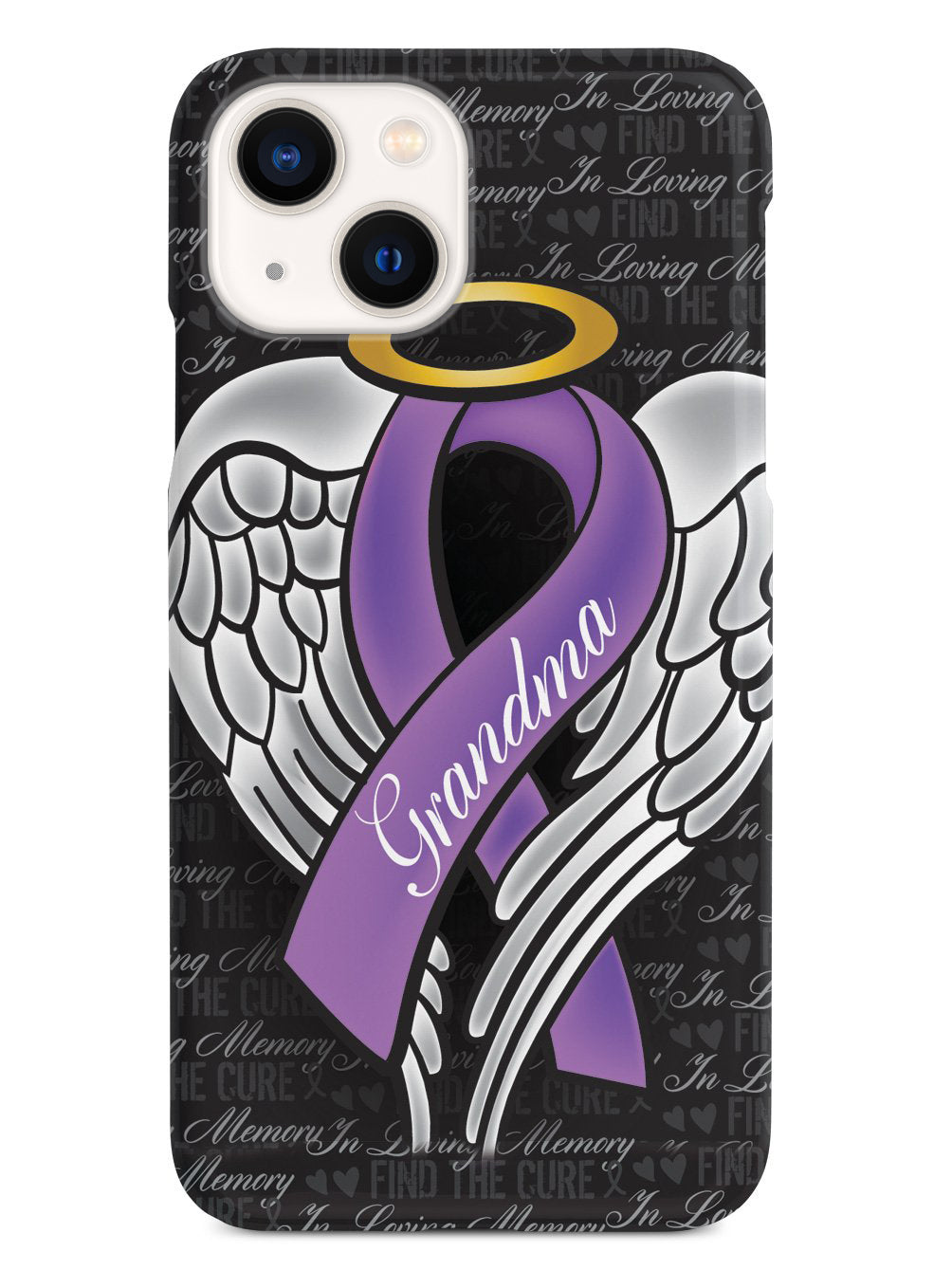 In Loving Memory of My Grandma - Purple Ribbon Case In Loving Memory of My Grandma - Purple Ribbon Case