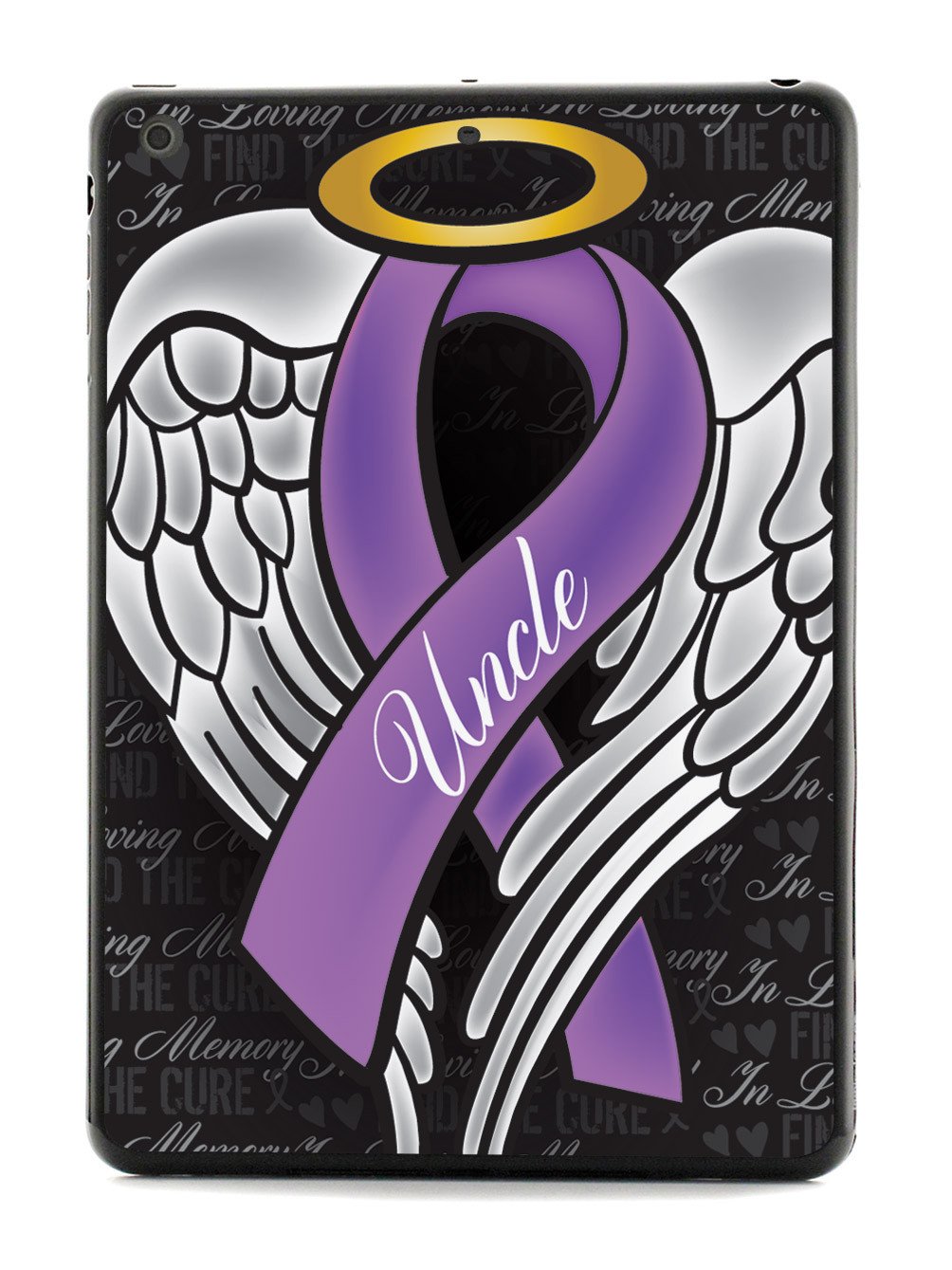 In Loving Memory of My Uncle - Purple Ribbon Case