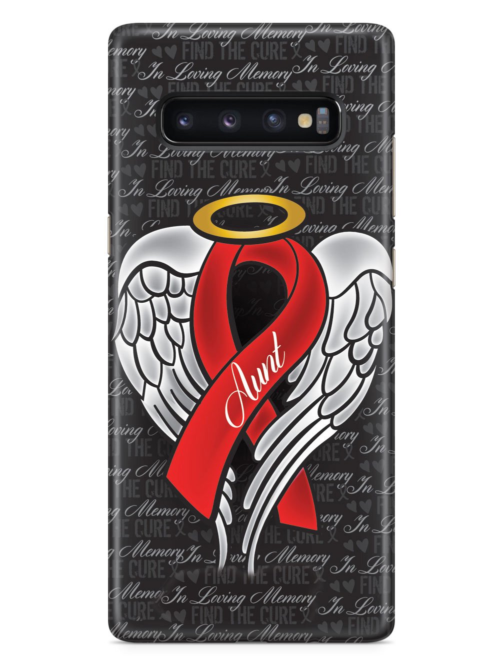 In Loving Memory of My Aunt - Red Ribbon Case