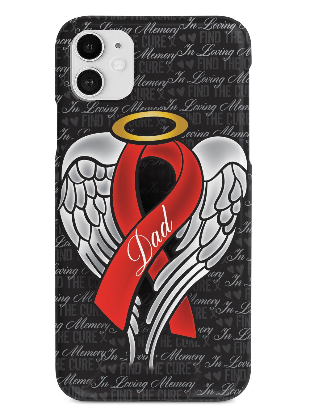 In Loving Memory of My Dad - Red Ribbon Case