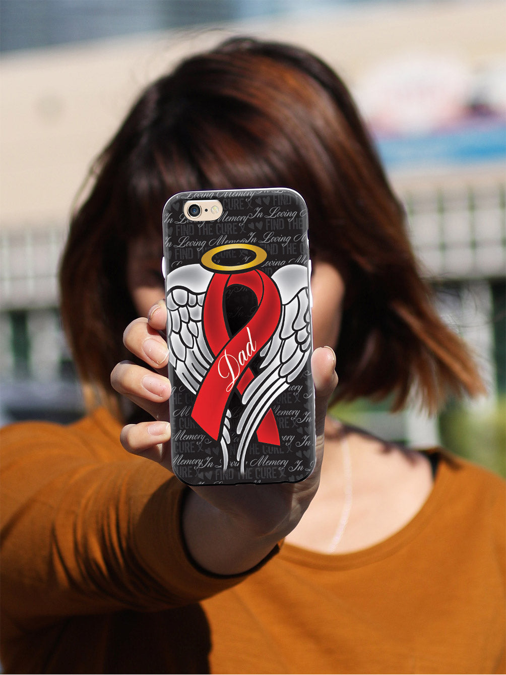 In Loving Memory of My Dad - Red Ribbon Case