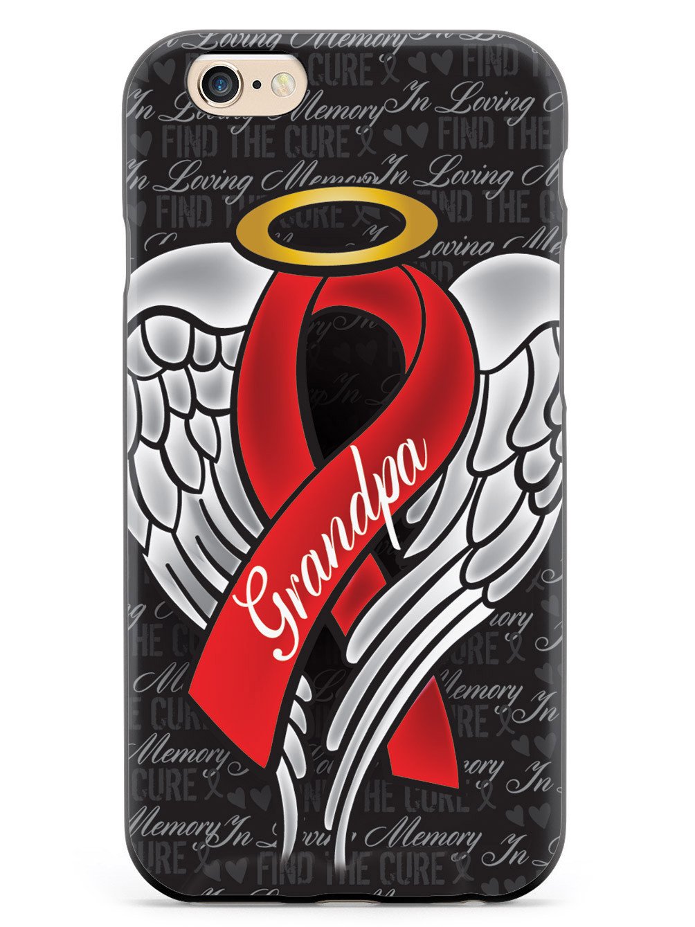 In Loving Memory of My Grandpa - Red Ribbon Case