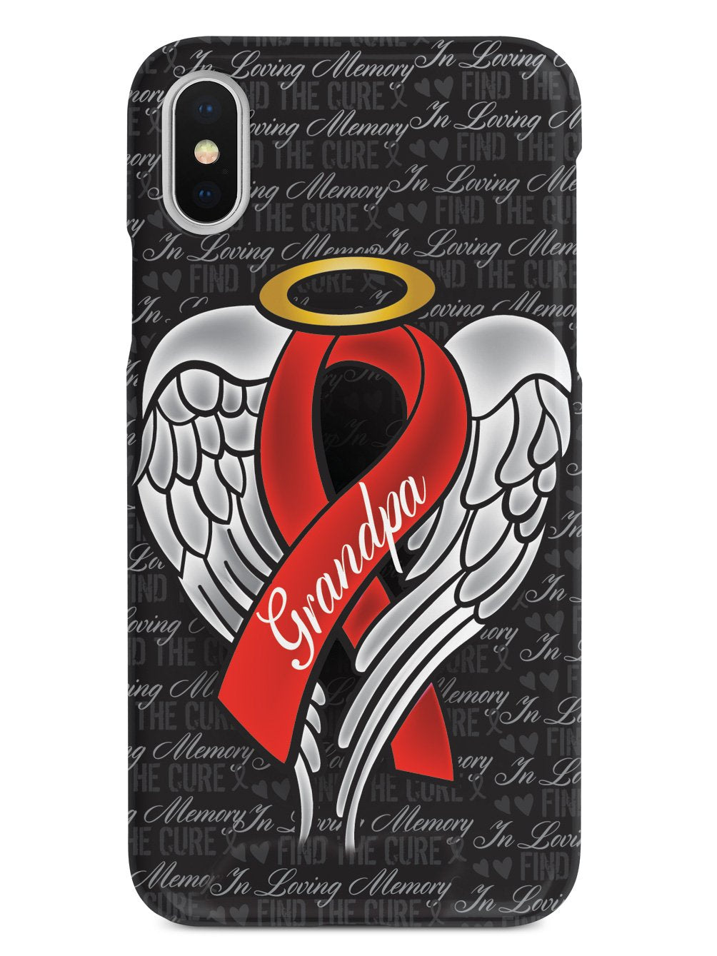 In Loving Memory of My Grandpa - Red Ribbon Case