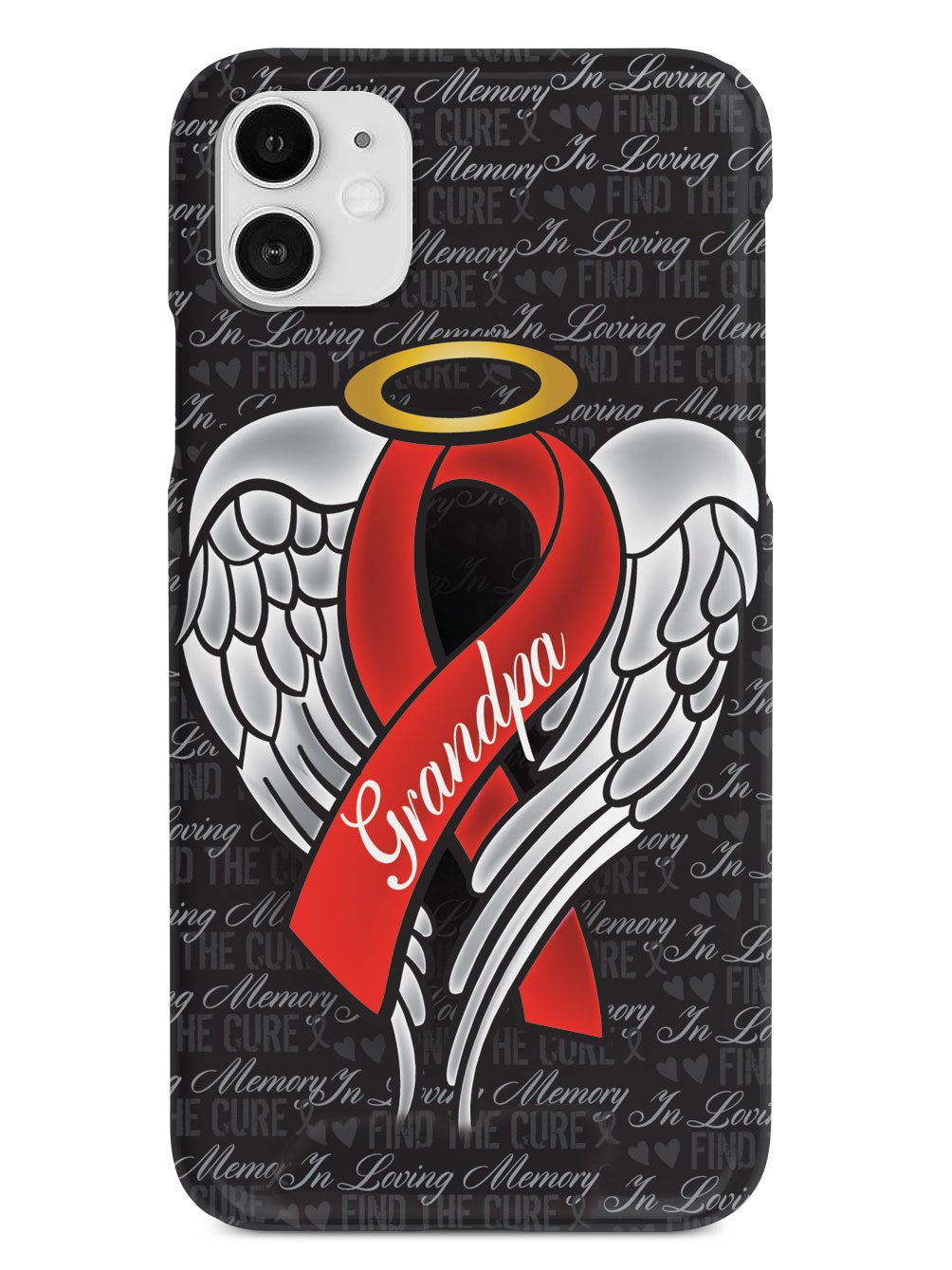 In Loving Memory of My Grandpa - Red Ribbon Case