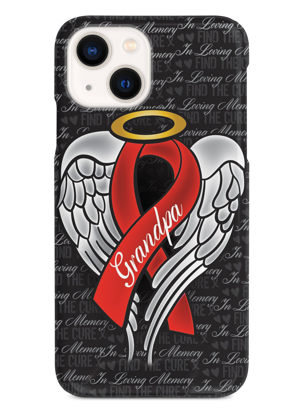 In Loving Memory of My Grandpa - Red Ribbon Case