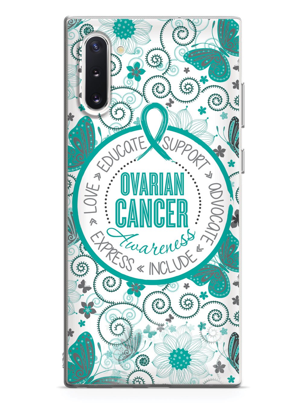 Ovarian Cancer Awareness - Butterfly Pattern Case