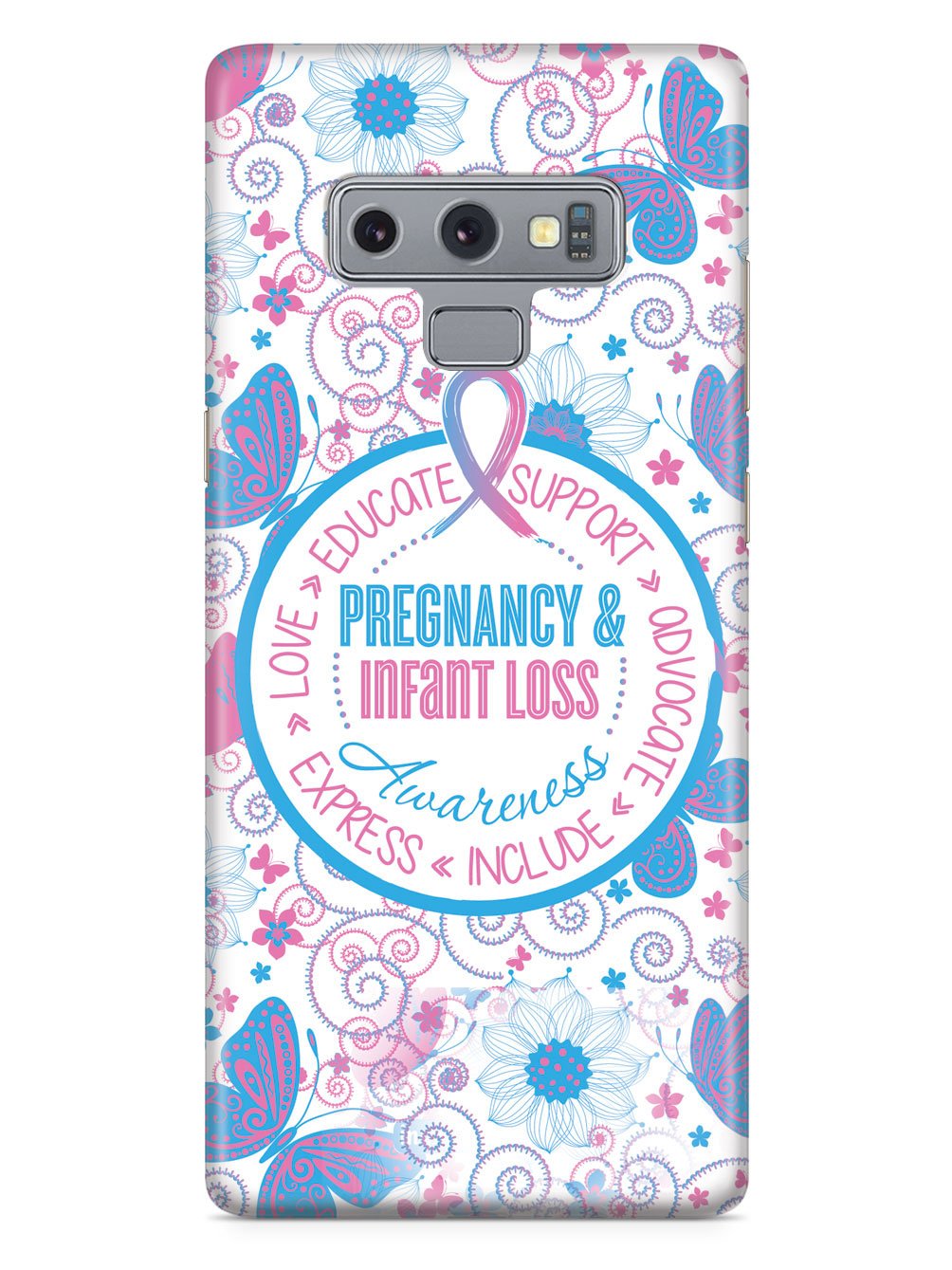 Pregnancy and Infant Loss - Butterfly Pattern Case
