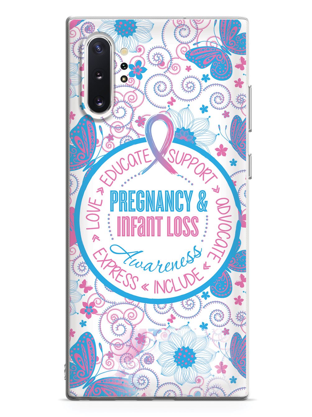 Pregnancy and Infant Loss - Butterfly Pattern Case