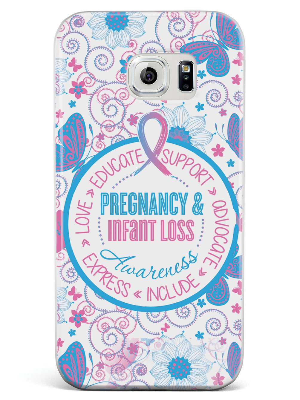 Pregnancy and Infant Loss - Butterfly Pattern Case
