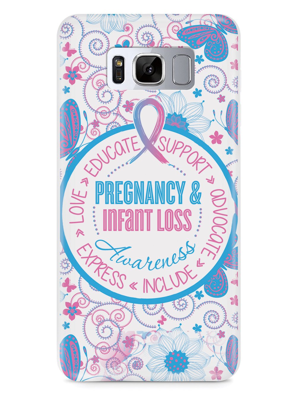 Pregnancy and Infant Loss - Butterfly Pattern Case