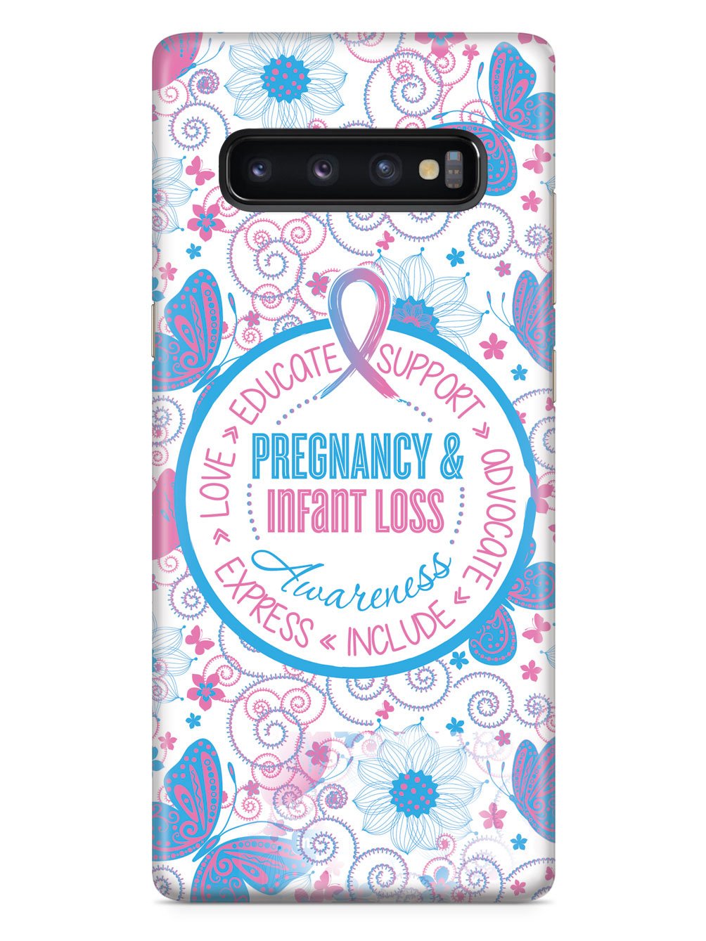 Pregnancy and Infant Loss - Butterfly Pattern Case