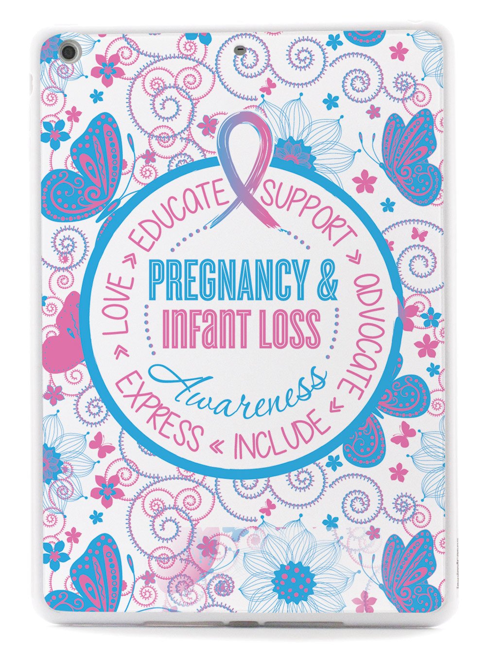 Pregnancy and Infant Loss - Butterfly Pattern Case
