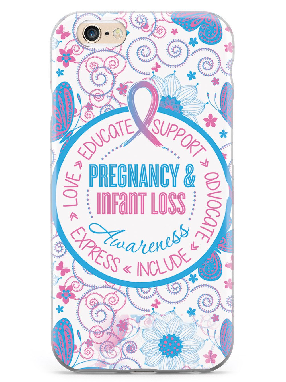Pregnancy and Infant Loss - Butterfly Pattern Case