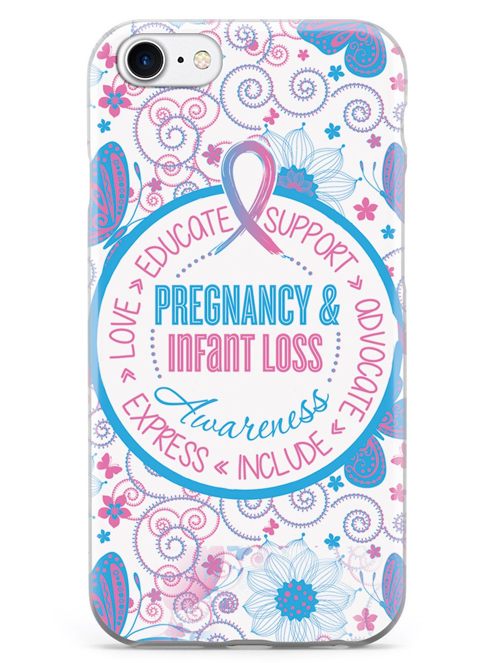 Pregnancy and Infant Loss - Butterfly Pattern Case