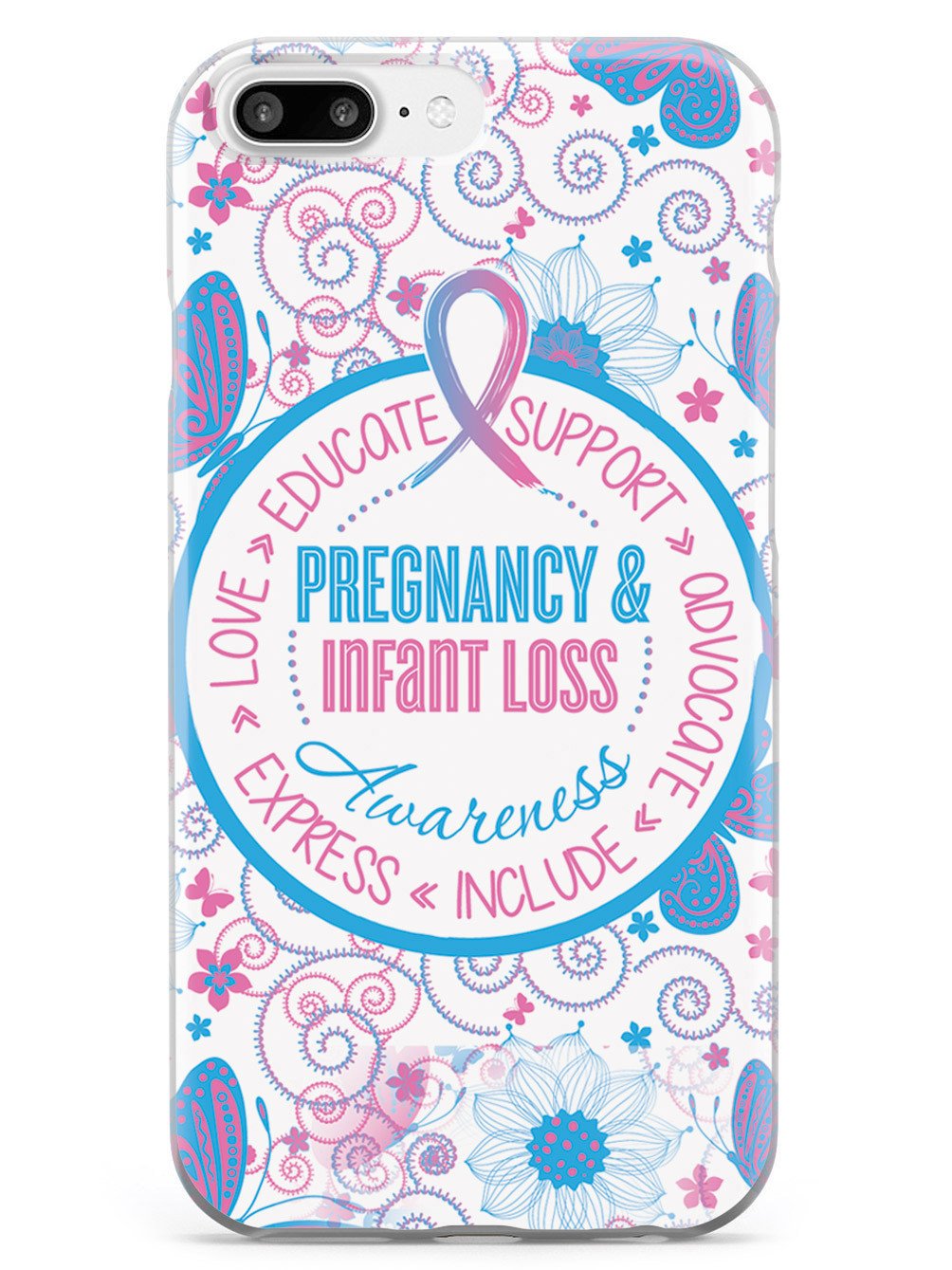 Pregnancy and Infant Loss - Butterfly Pattern Case