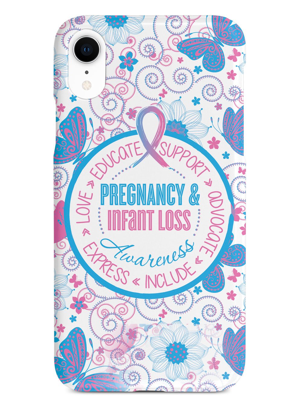 Pregnancy and Infant Loss - Butterfly Pattern Case