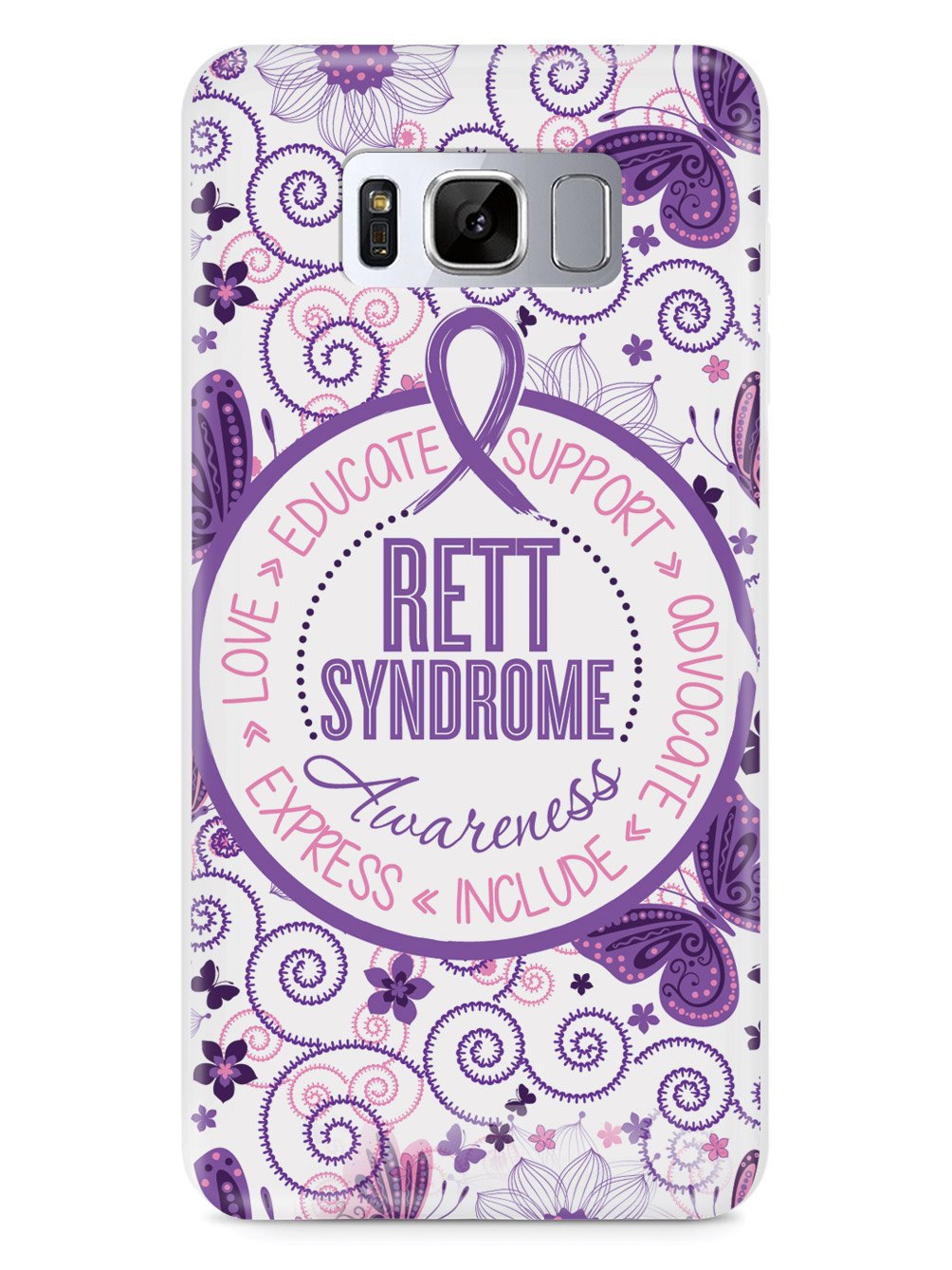 Rett Syndrome Awareness - Butterfly Pattern Case